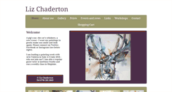 Desktop Screenshot of lizchaderton.co.uk